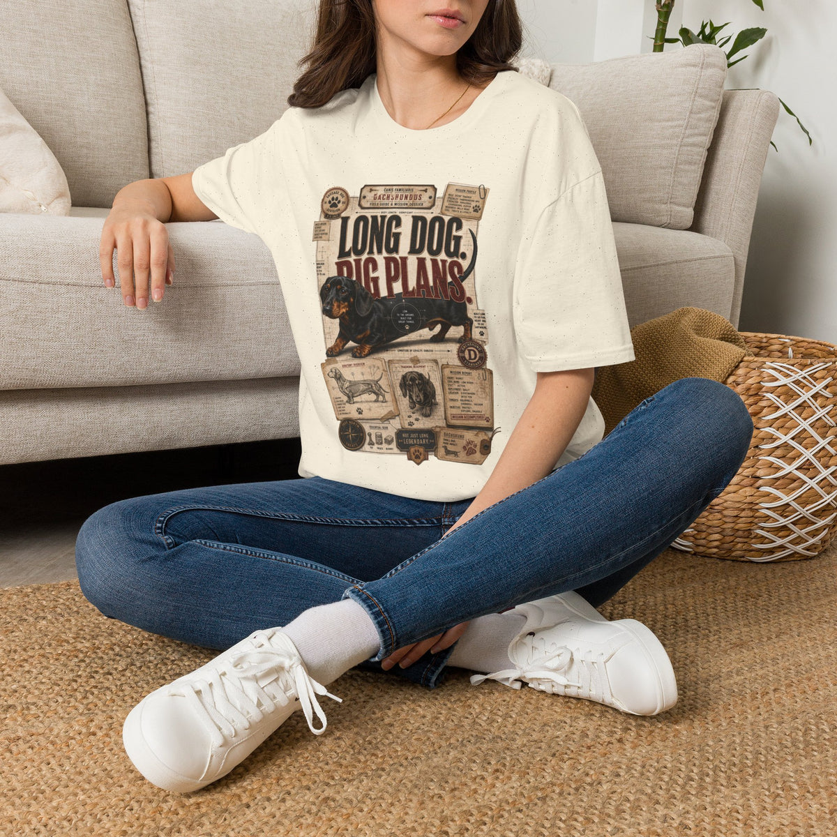 Long Dog, Big Plans Dachshund T-Shirt