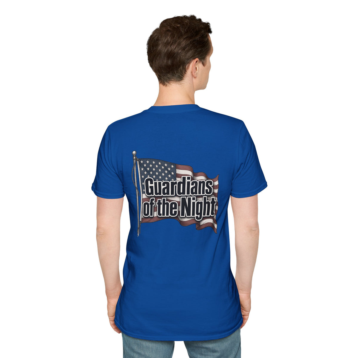 Guardians of the Night T-Shirt — Minimal Chest Text Tee