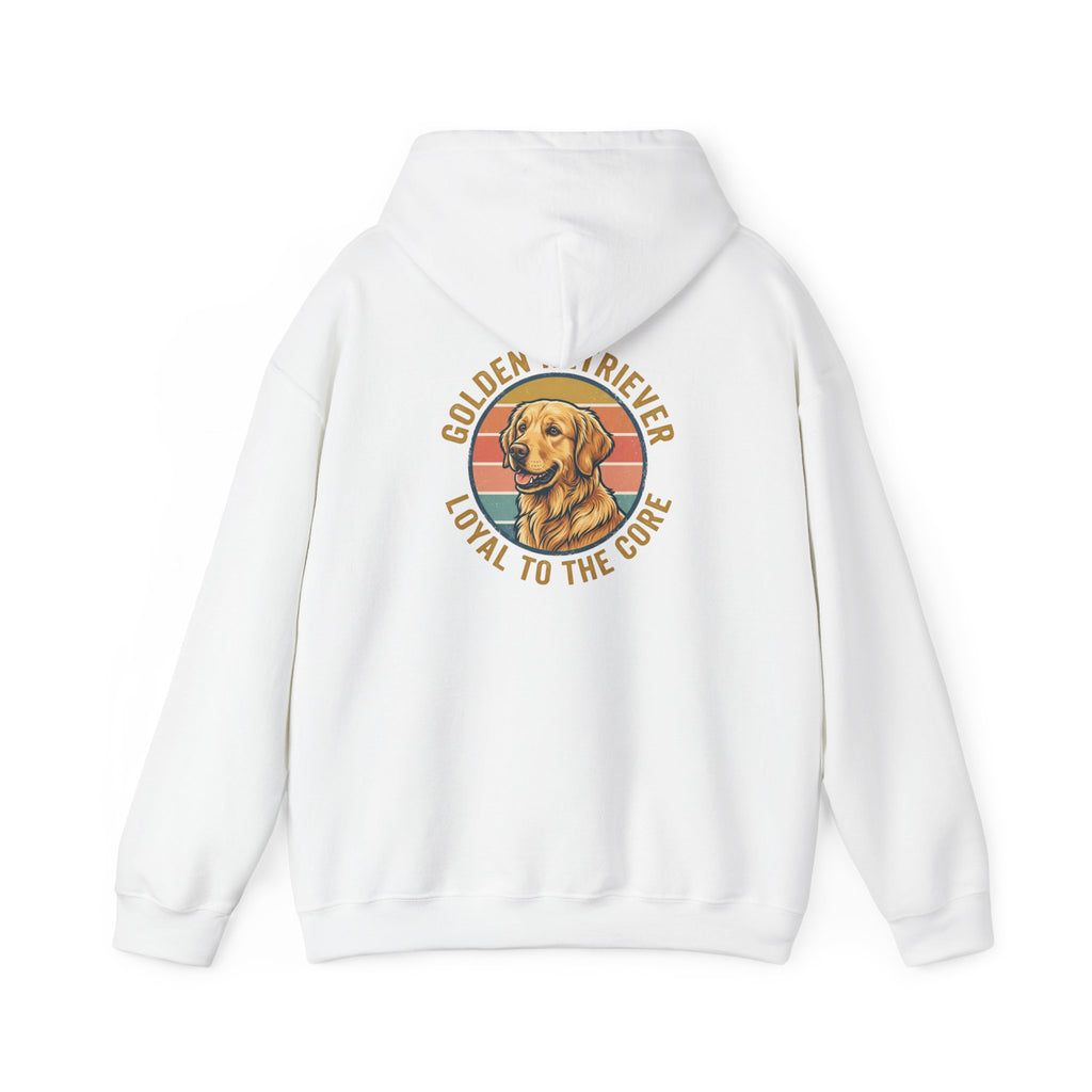 Golden Retriever Hoodie — "Loyal to the Core" Dog Lover Pullover