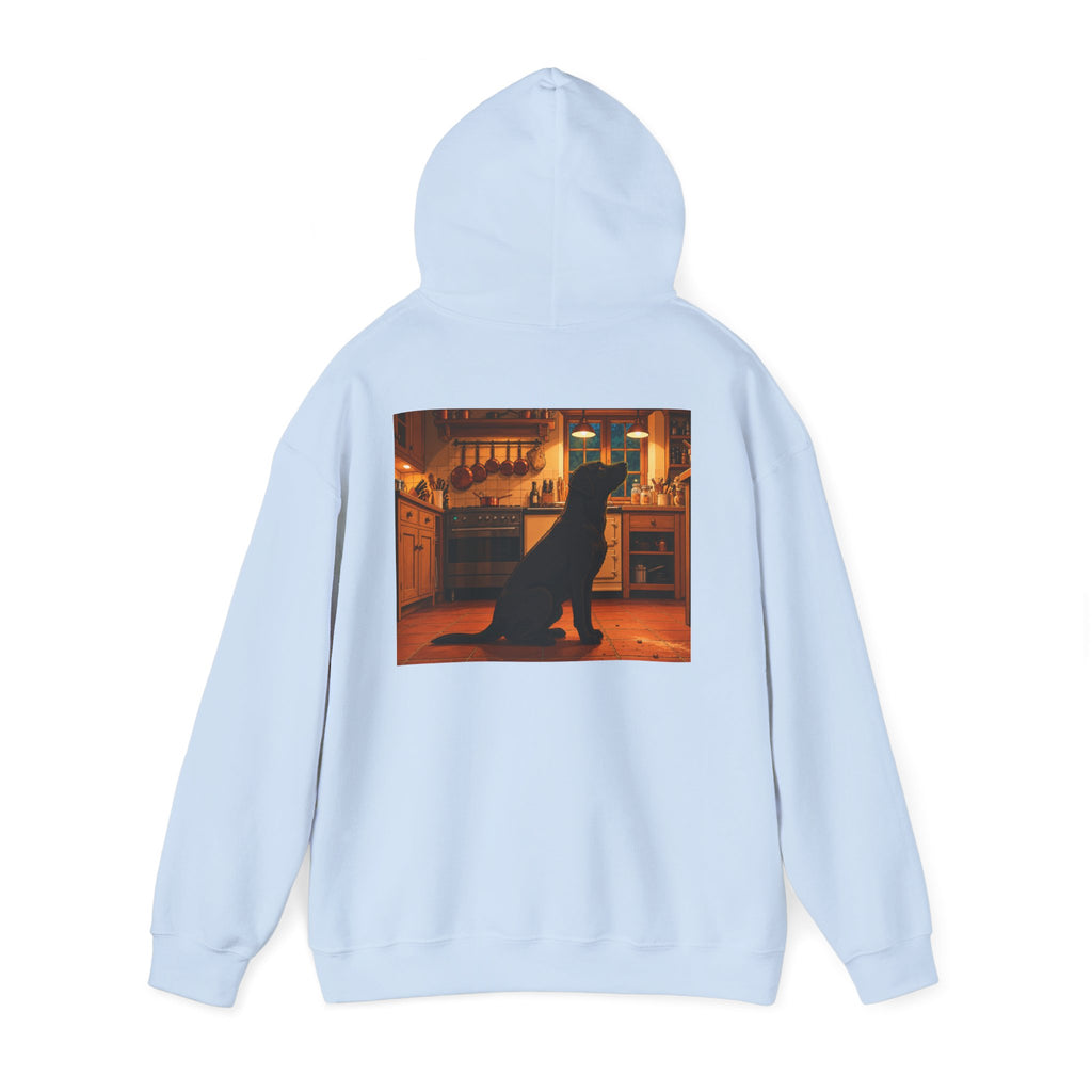 Labrador Retriever Hoodie — “Chief Crumb Inspector” Cute Labrador Kitchen Portrait Pullover