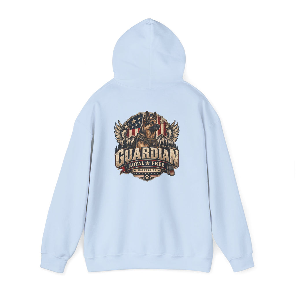 Guardian Loyal & Free Hoodie - Patriotic American Flag Eagle Design