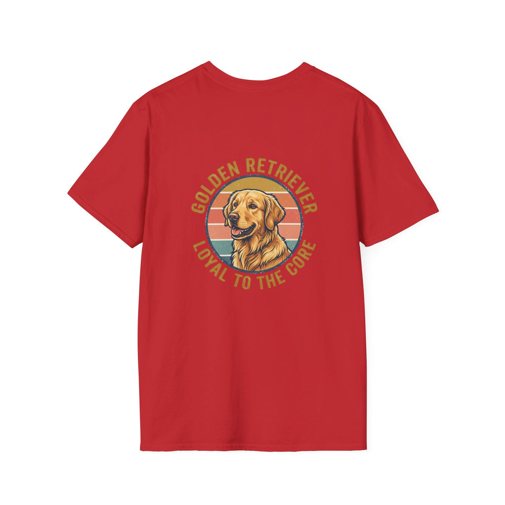 Golden Retriever Good Boy Club Print T-Shirt