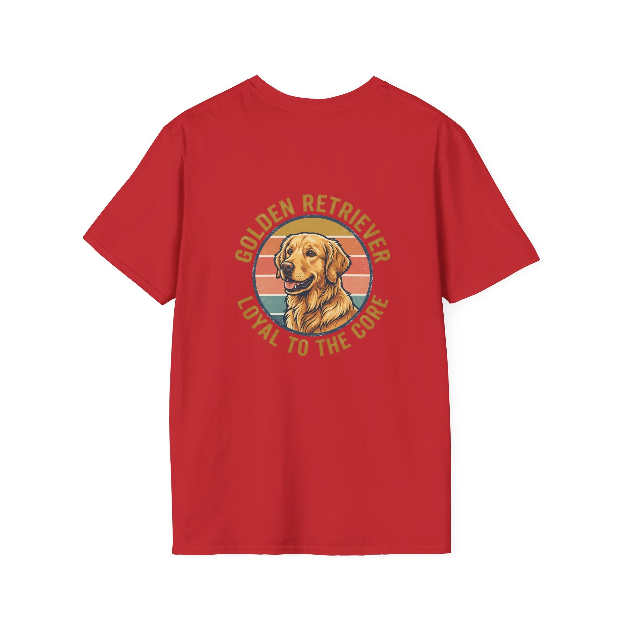 Golden Retriever Good Boy Club Print T-Shirt