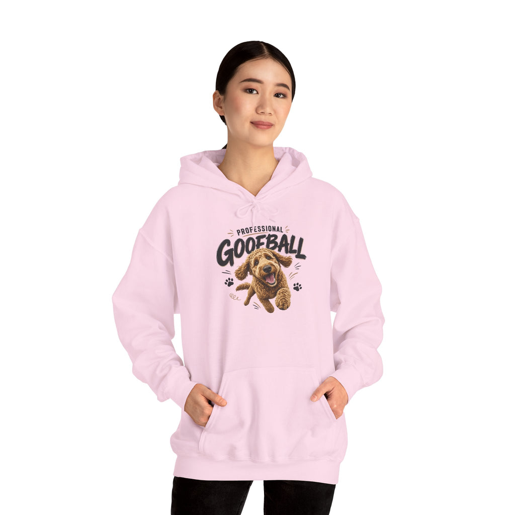 "Professional Goofball" Playful Dog Graphic Pullover
