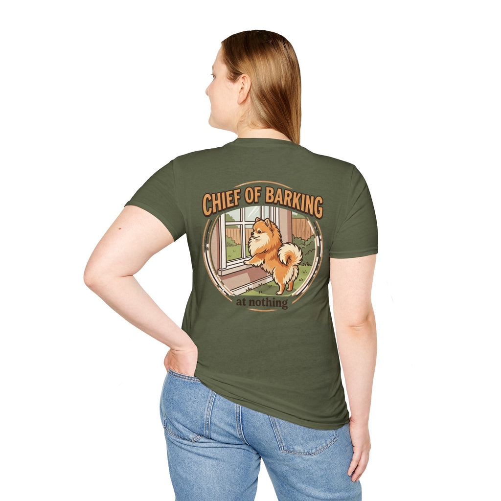 Pomeranian Chief of Barking T-Shirt