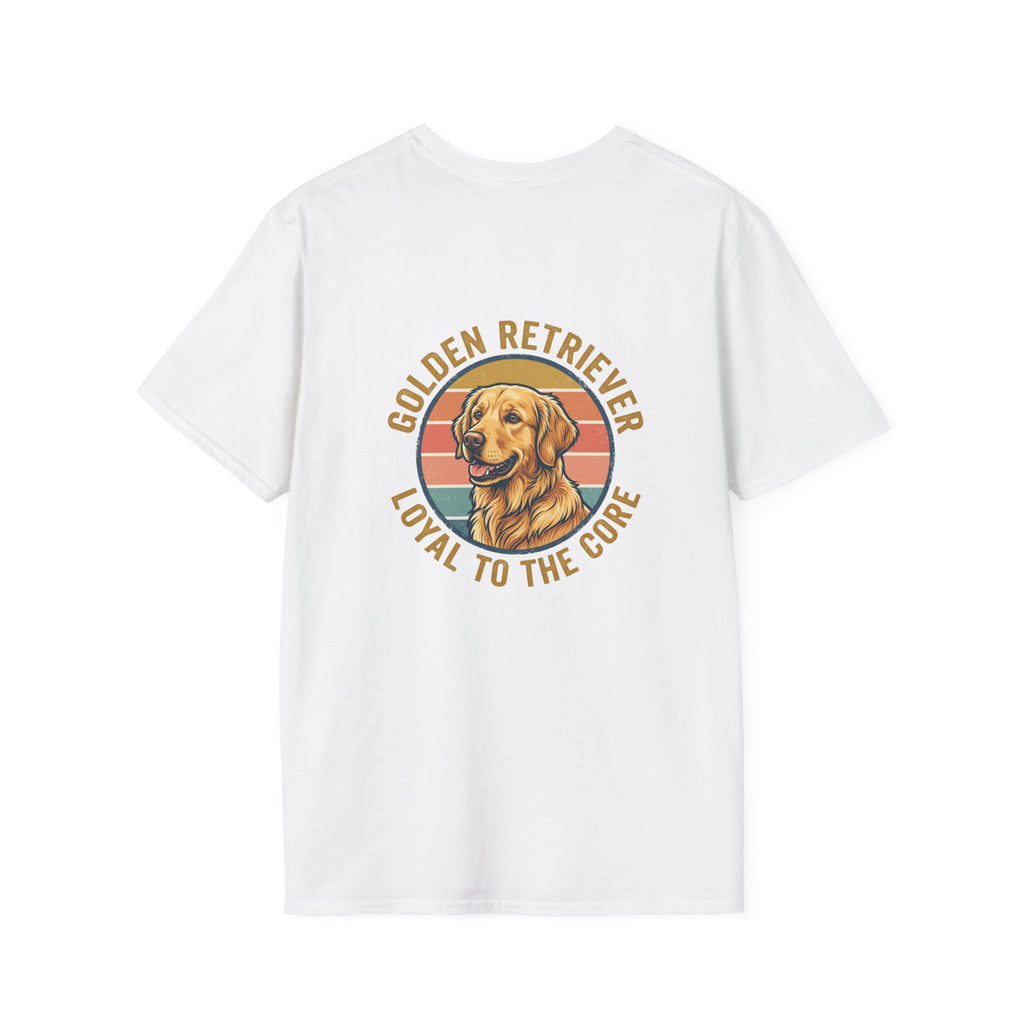 Golden Retriever Good Boy Club Print T-Shirt