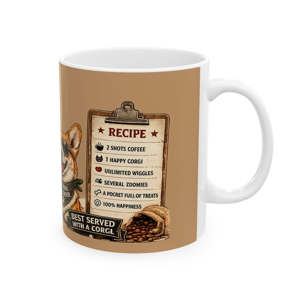 Corgi Coffee Mug – "Morning Fuel"