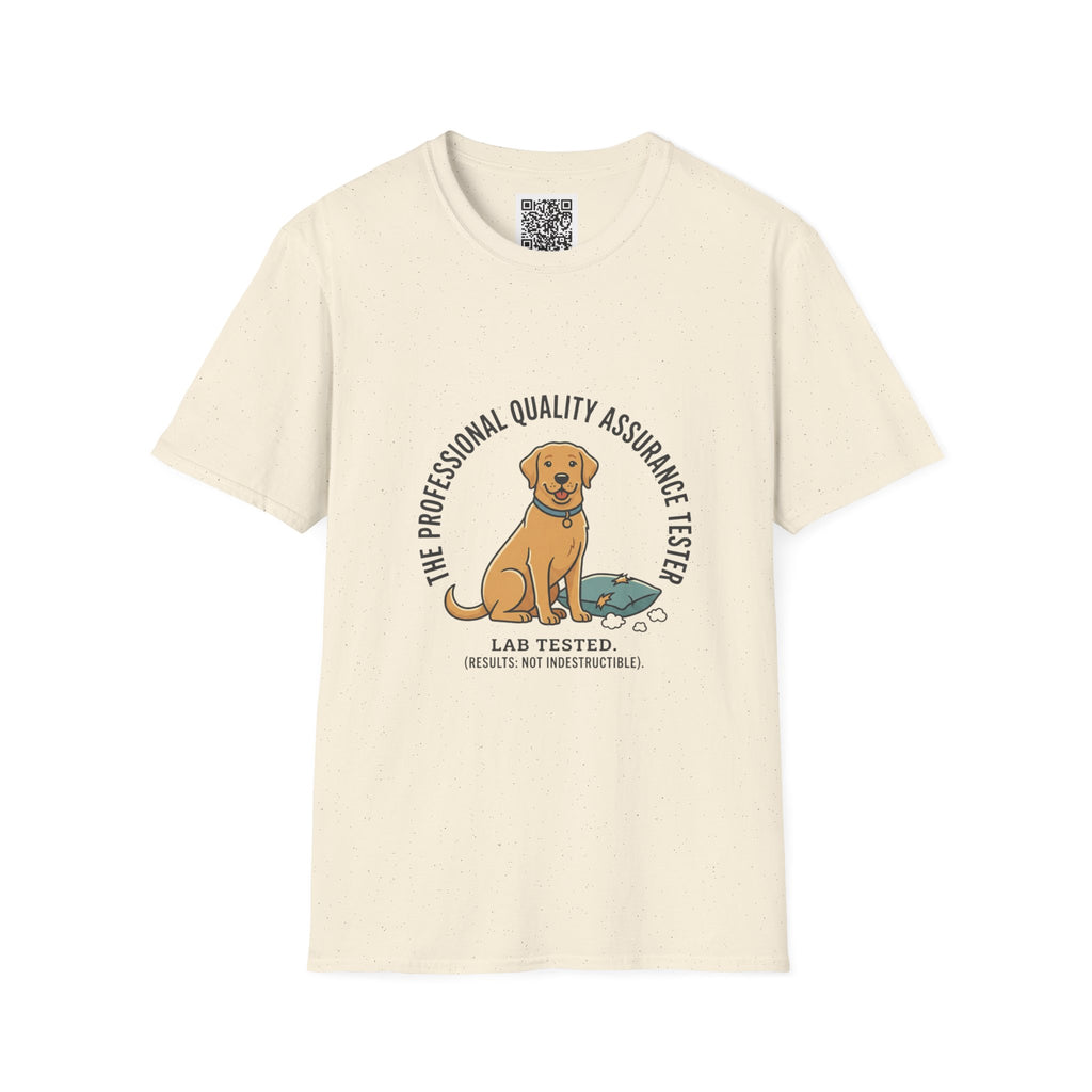 Lab Tested Quality Assurance Dog Graphic Tee