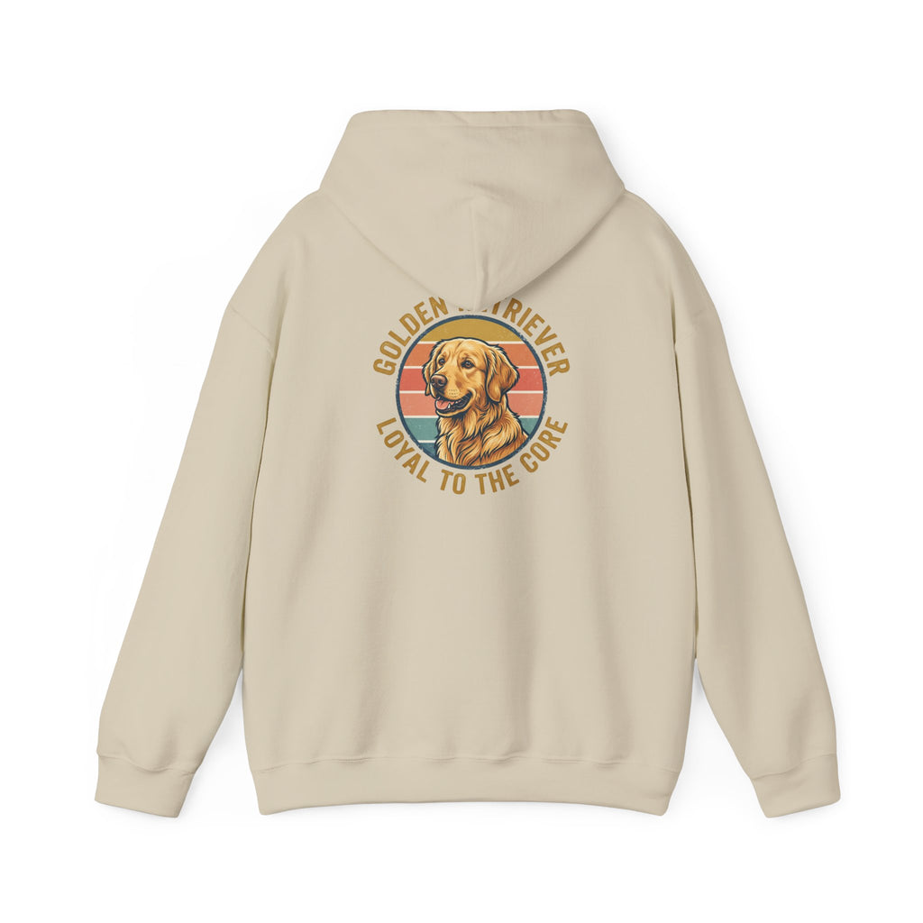 Golden Retriever Hoodie — "Loyal to the Core" Dog Lover Pullover