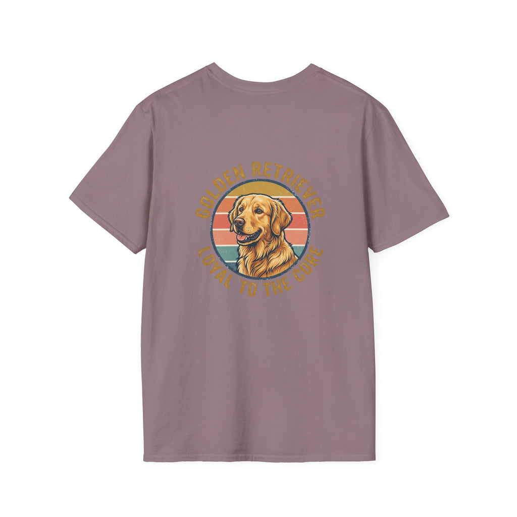 Golden Retriever Good Boy Club Print T-Shirt