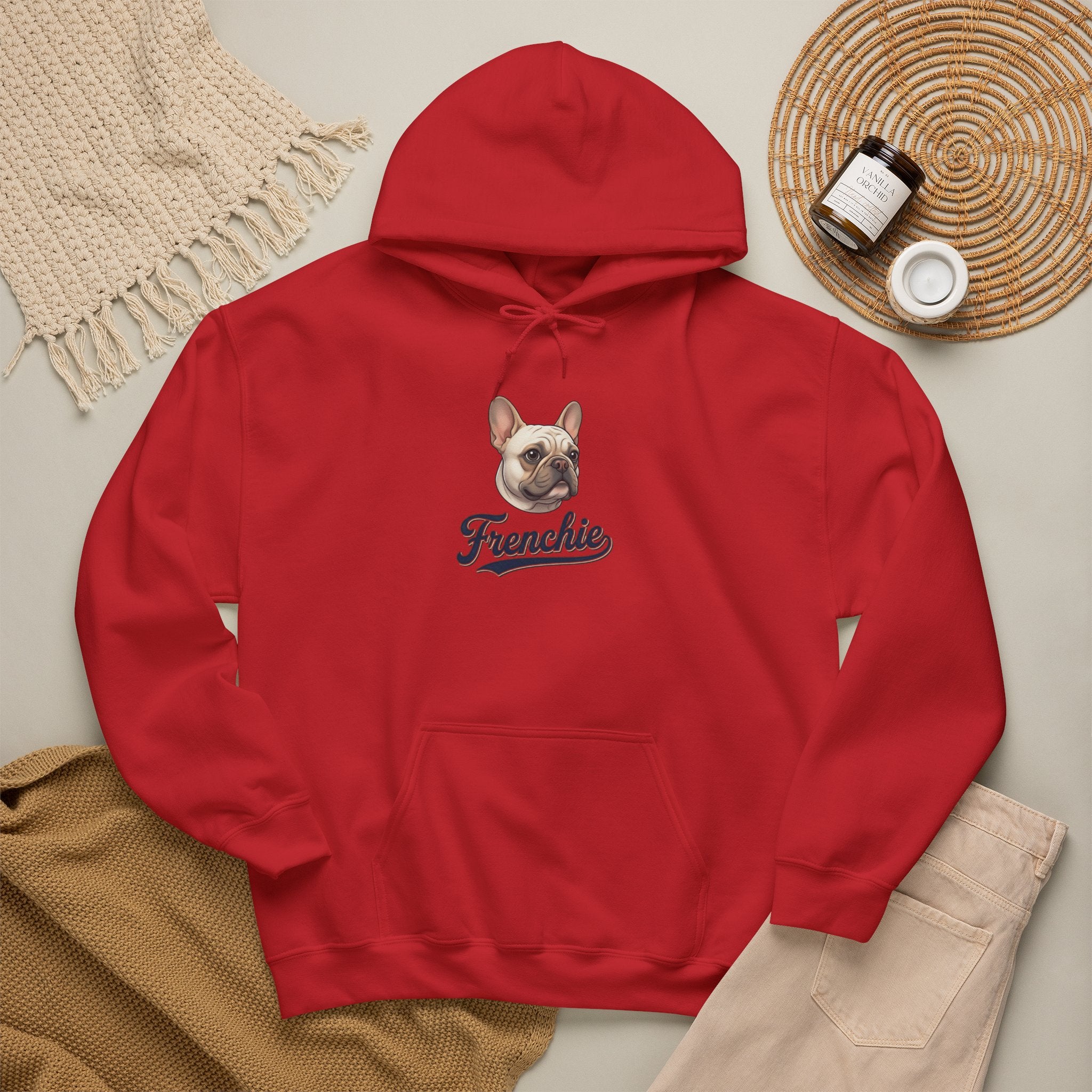 Frenchie Hoodie 90% Energy — Graphic Pullover