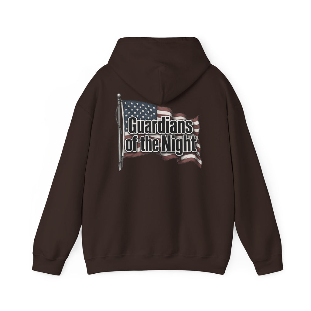 Guardians of the Night Hoodie – Patriotic American Flag Sweatshirt