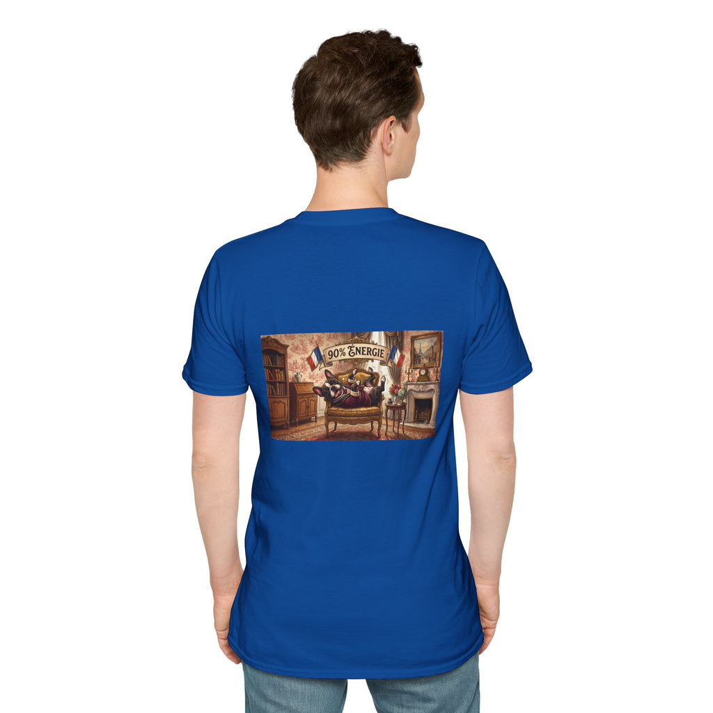 French Bulldog 90% Energy T-Shirt Graphic Tee