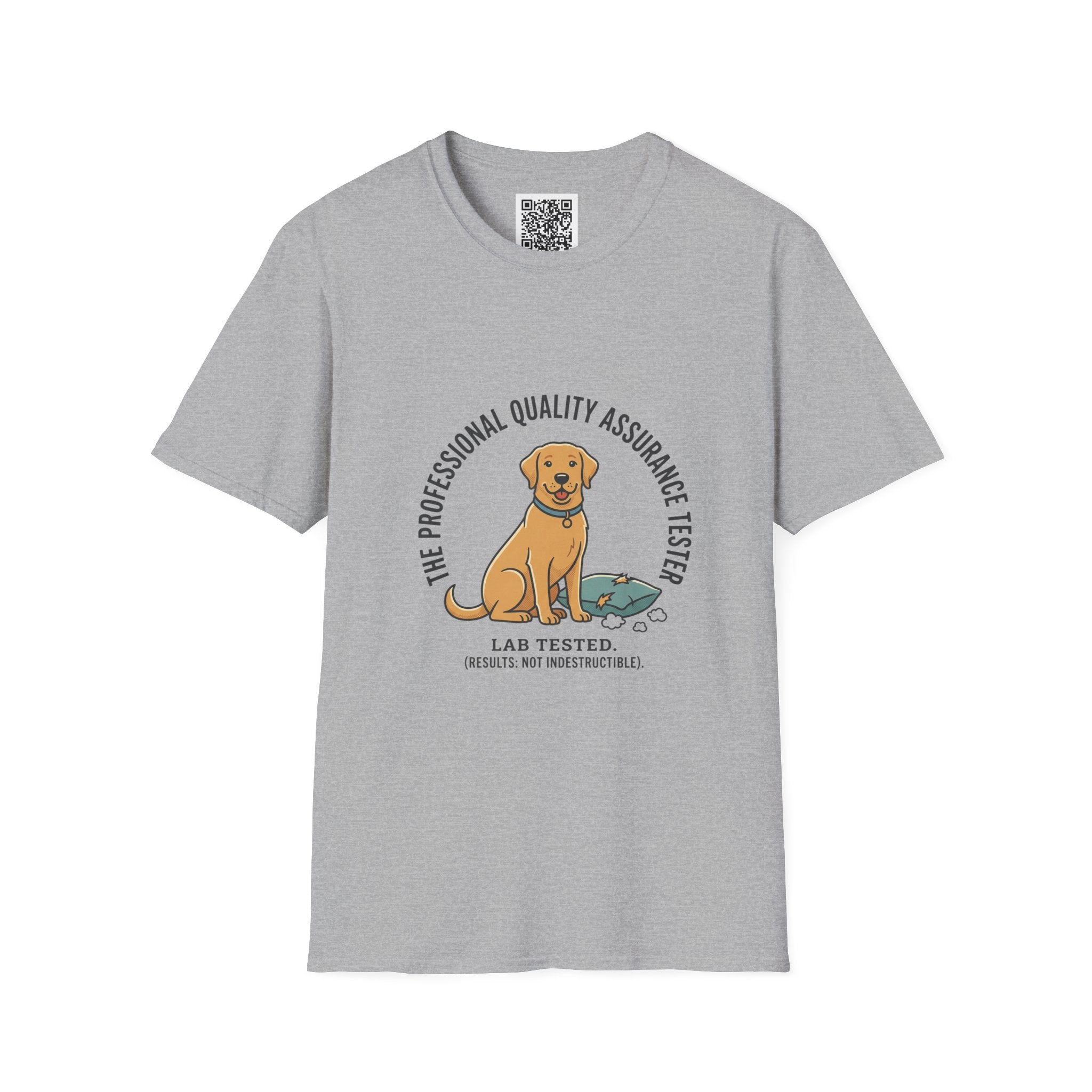 Lab Tested Quality Assurance Dog Graphic Tee