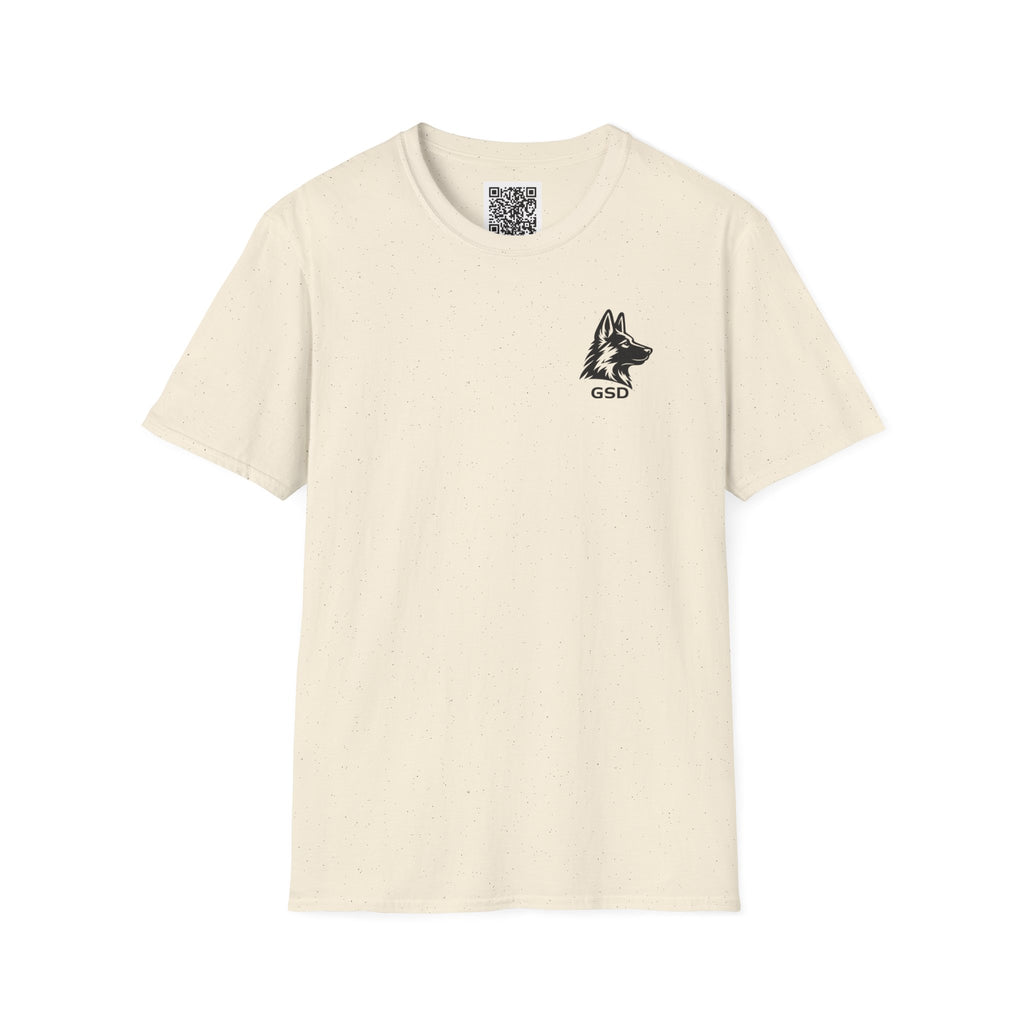 German Shepherd "I can run 30 MPH...What's your super power?" T‑Shirt