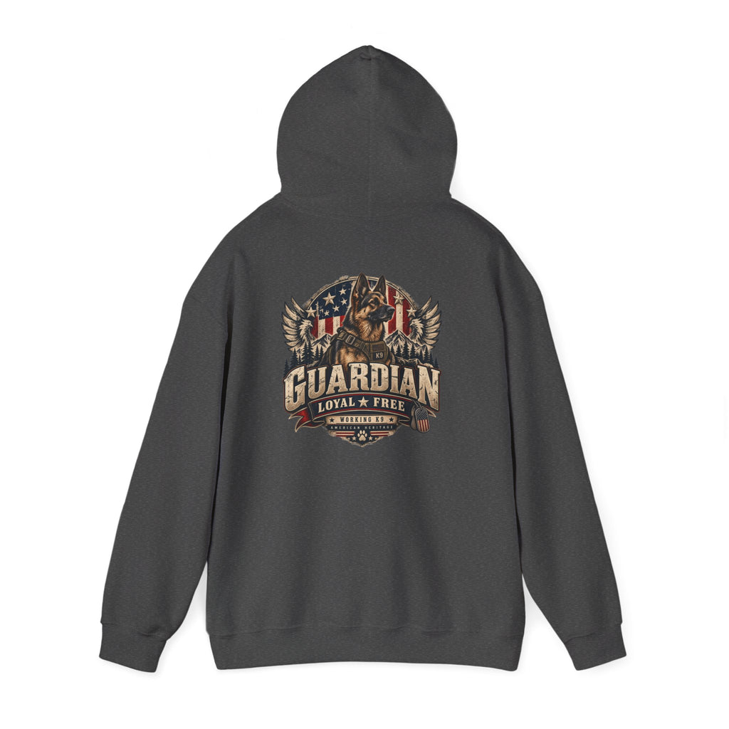 Guardian Loyal & Free Hoodie - Patriotic American Flag Eagle Design