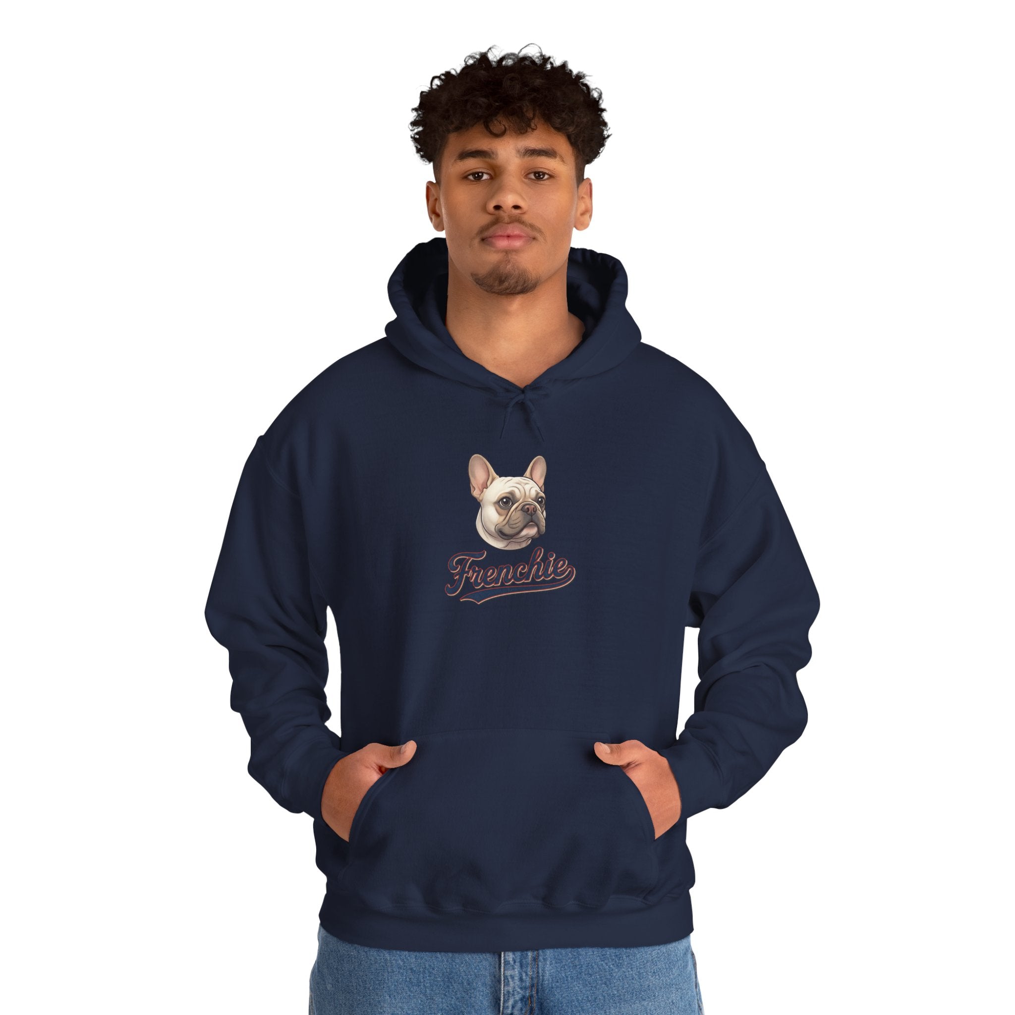 Frenchie Hoodie 90% Energy — Graphic Pullover