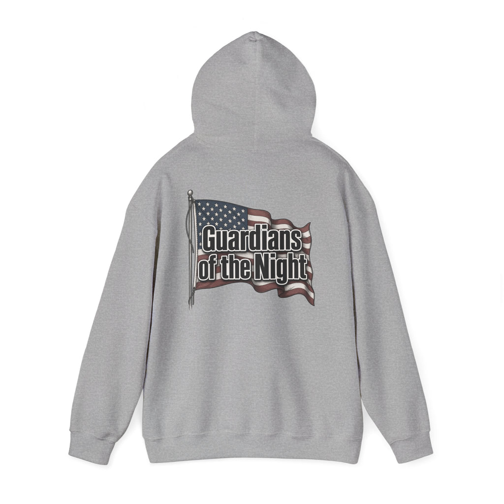 Guardians of the Night Hoodie – Patriotic American Flag Sweatshirt