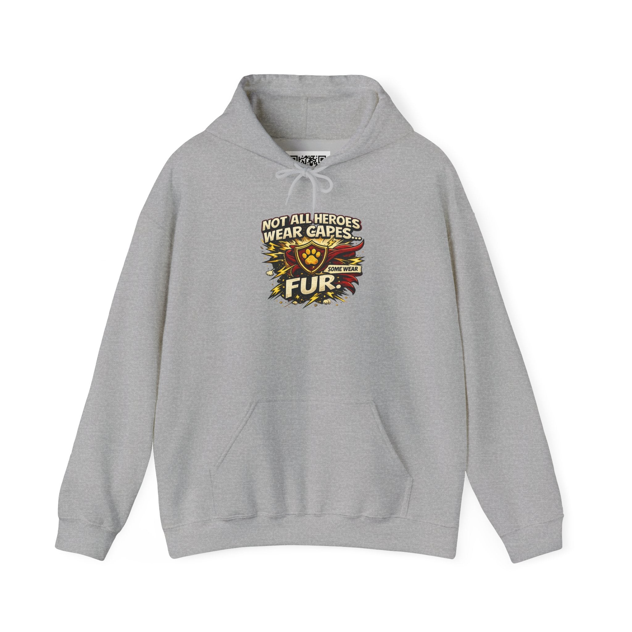 German Shepherd Protector Hoodie — "Not All Heroes Wear Capes" Dog Lover Pullover