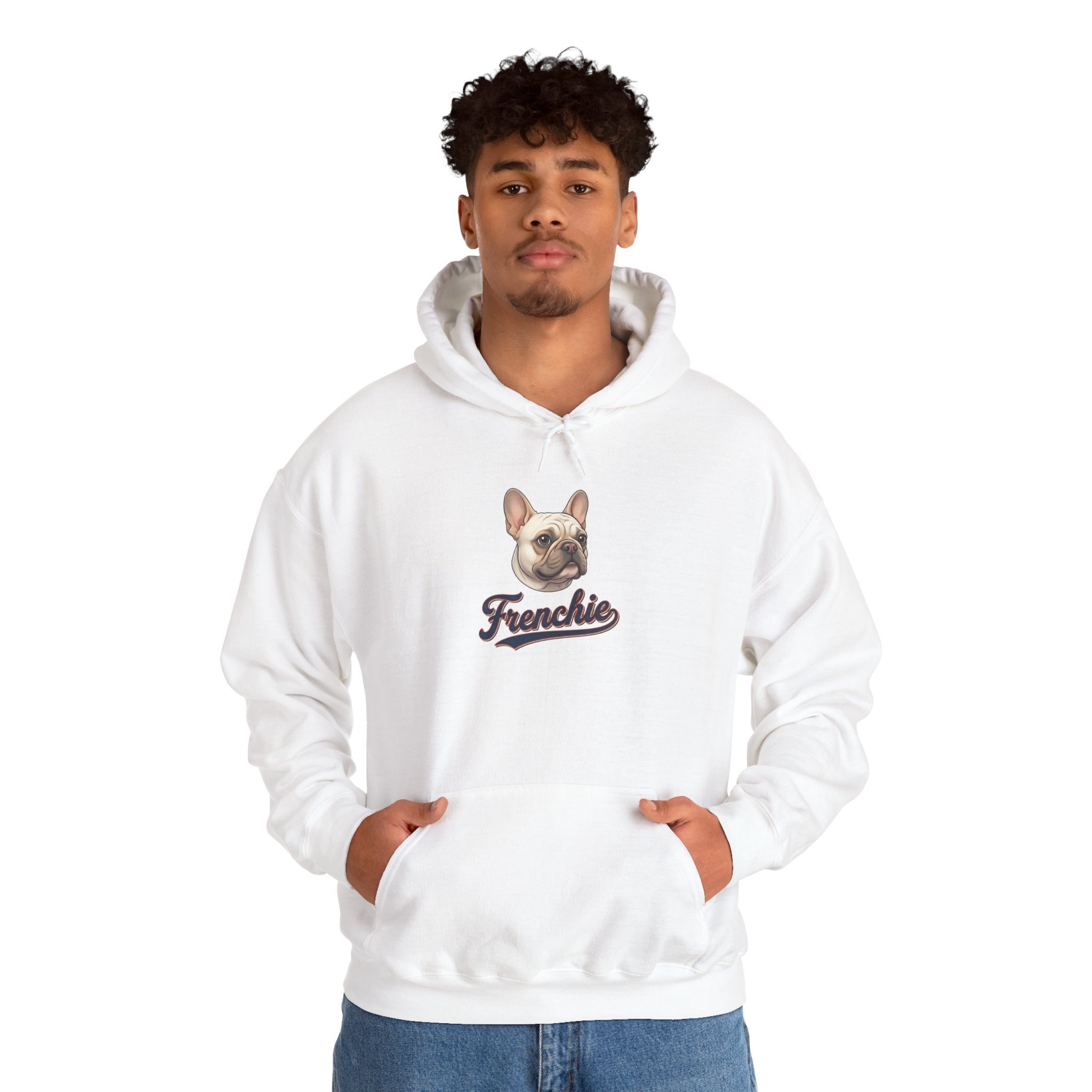 Frenchie Hoodie 90% Energy — Graphic Pullover