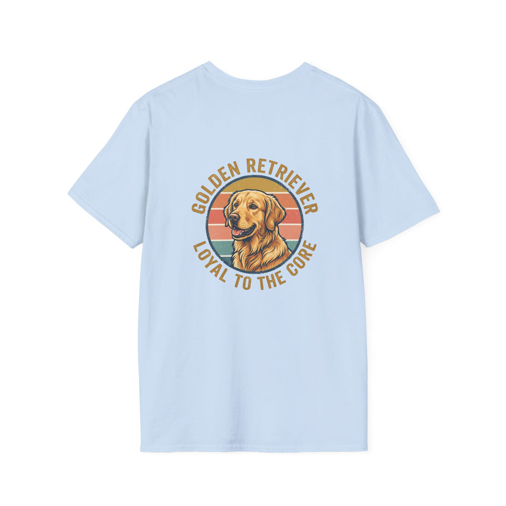 Golden Retriever Good Boy Club Print T-Shirt