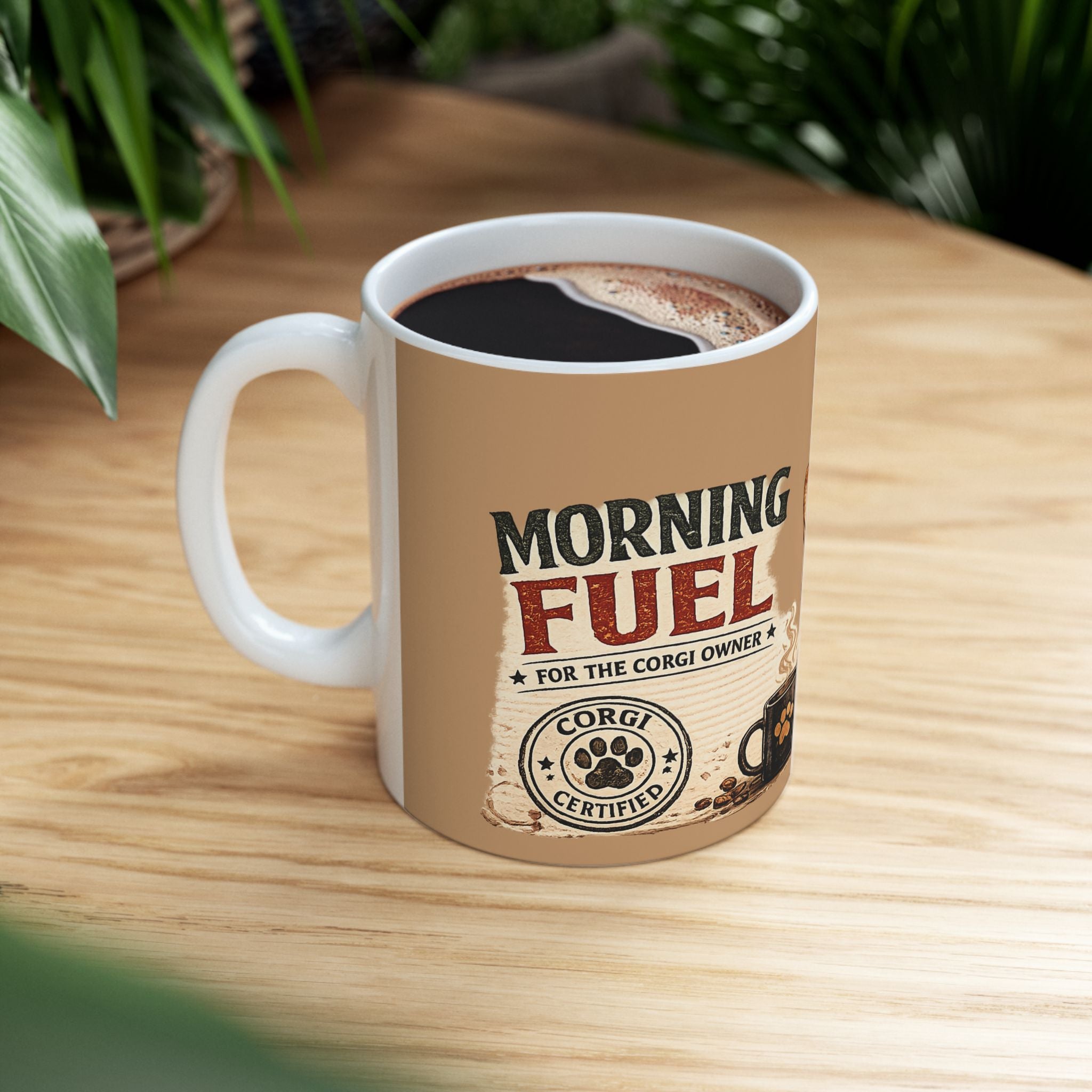 Corgi Coffee Mug – "Morning Fuel"