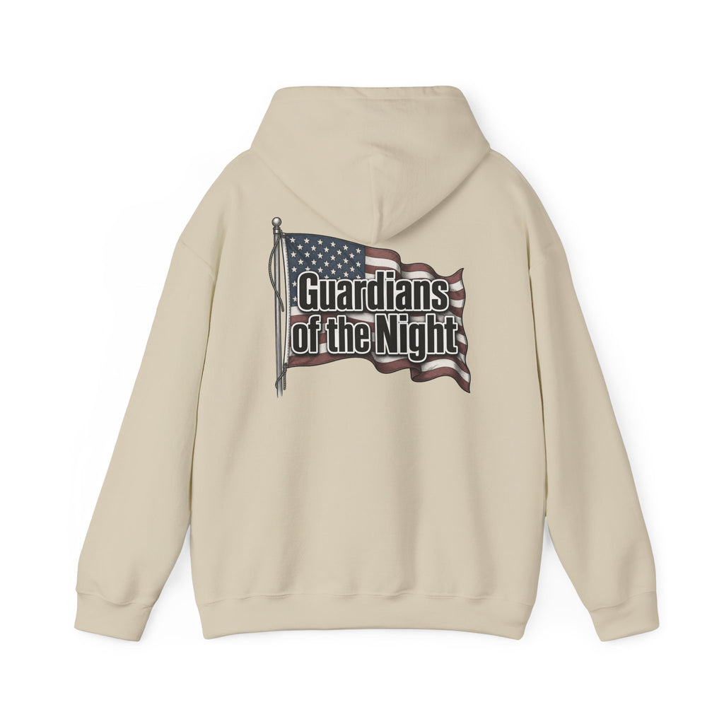 Guardians of the Night Hoodie – Patriotic American Flag Sweatshirt
