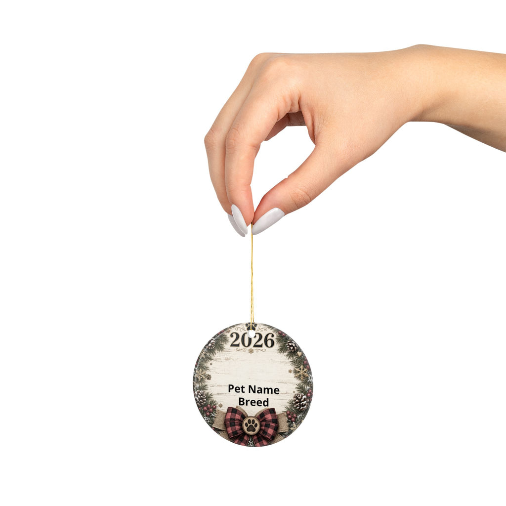 Ceramic Ornaments, 2-Side Print