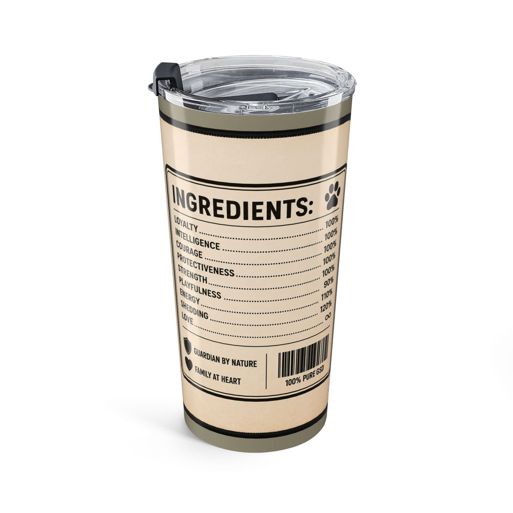 20oz GSD — 'Pure Breed' Travel Coffee Cup