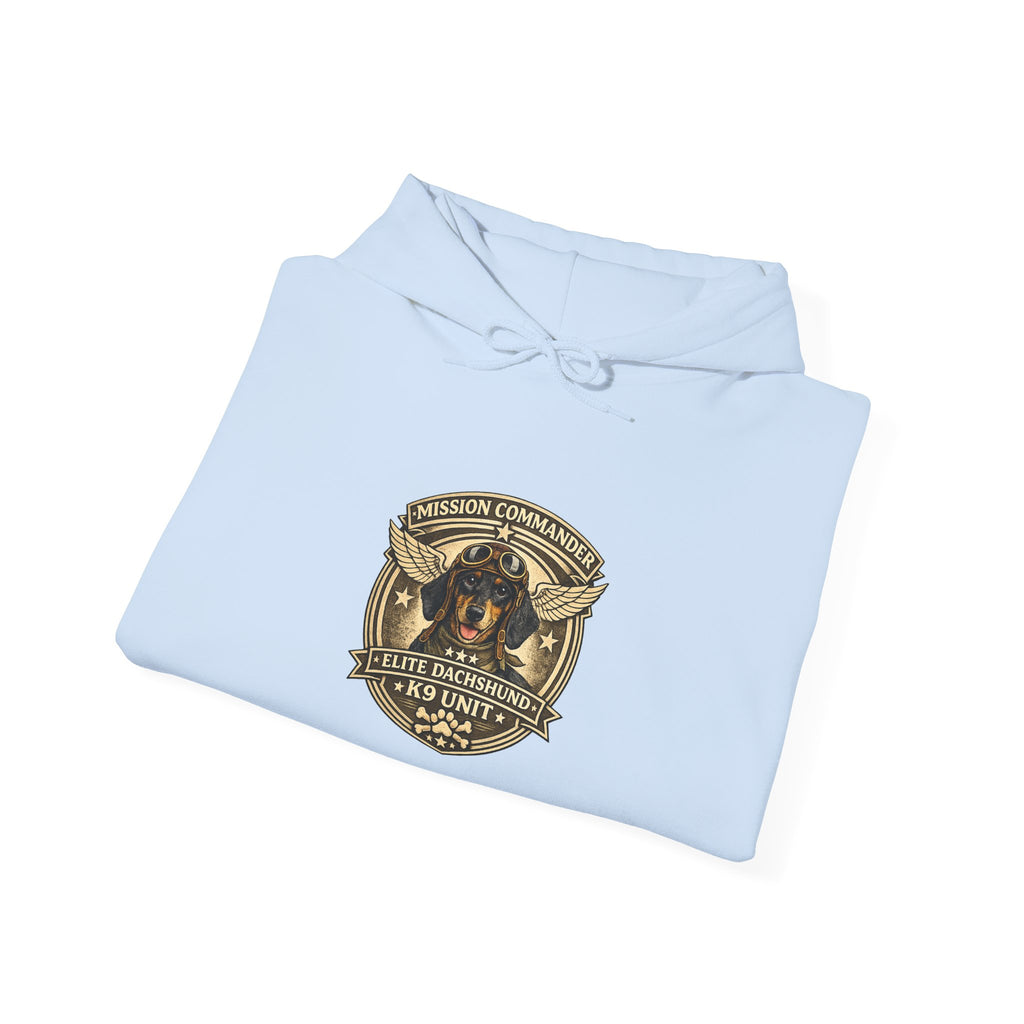 Dachshund — "Long Dog" Vintage Badge Graphic