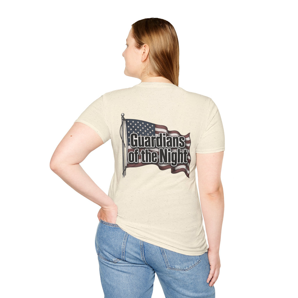 Guardians of the Night T-Shirt — Minimal Chest Text Tee