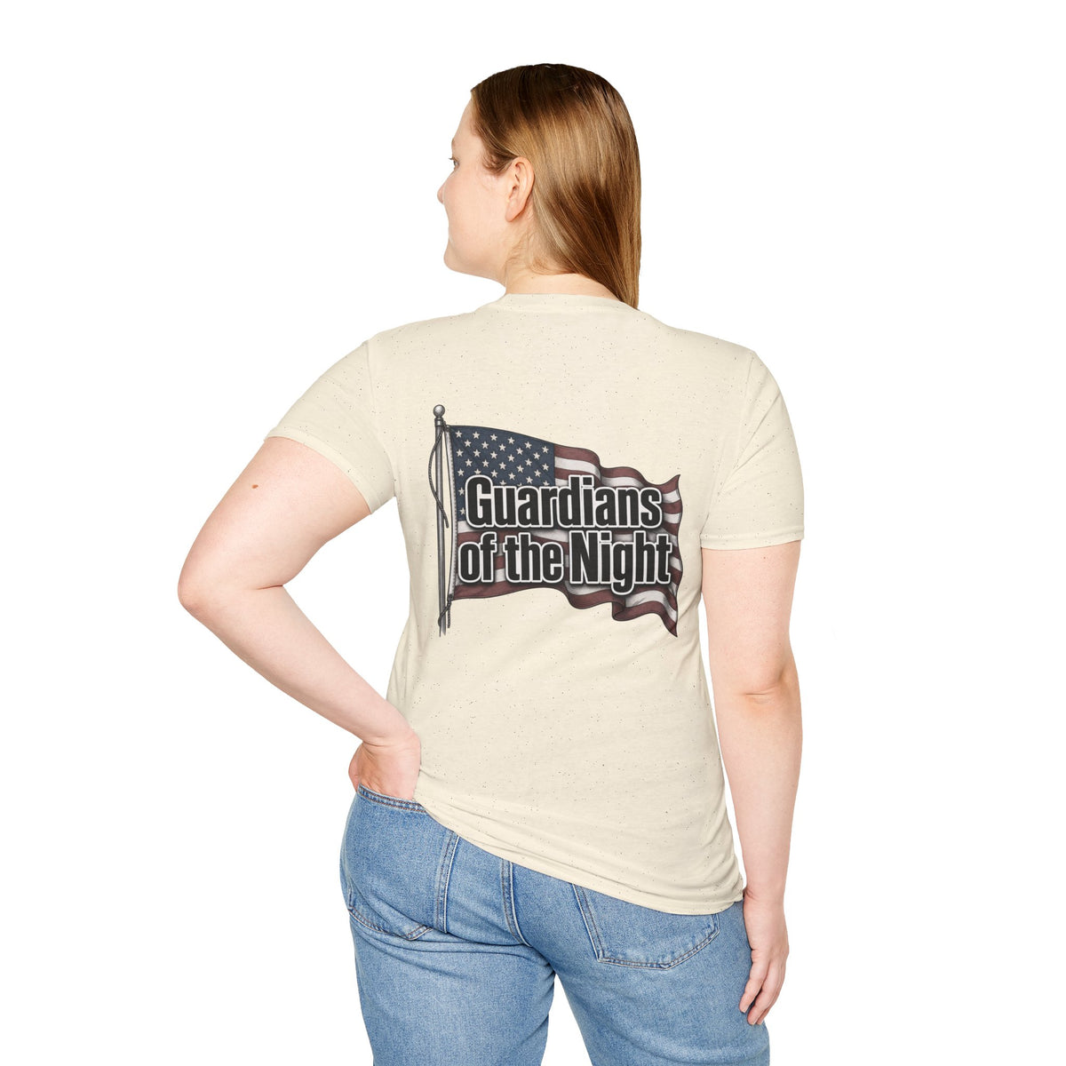 Guardians of the Night T-Shirt — Minimal Chest Text Tee