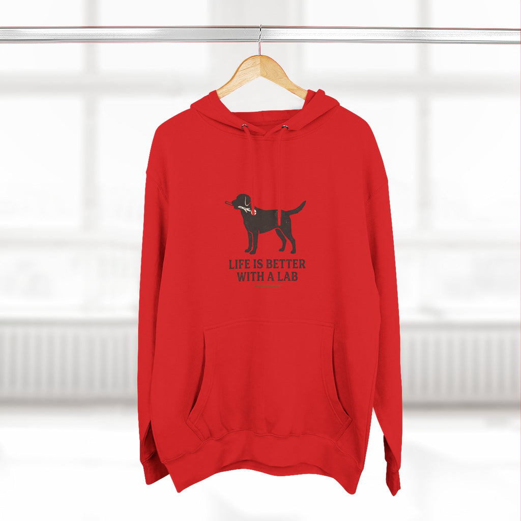 Life Is Better With A Lab Hoodie — Labrador Retriever Dog Lover Pullover
