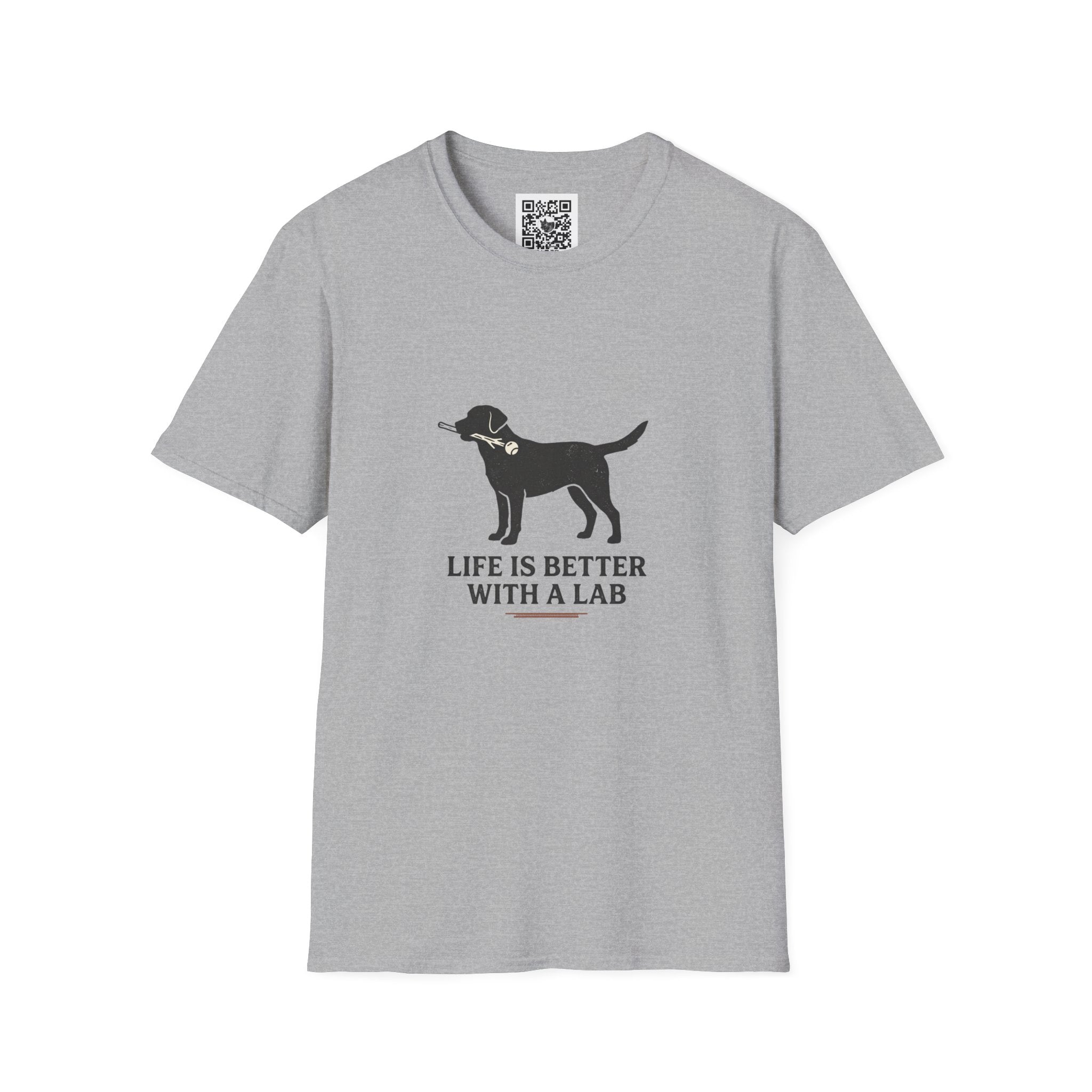 Lab Retriever T-Shirt — "Life Is Better With a Lab" Dog Lover Tee