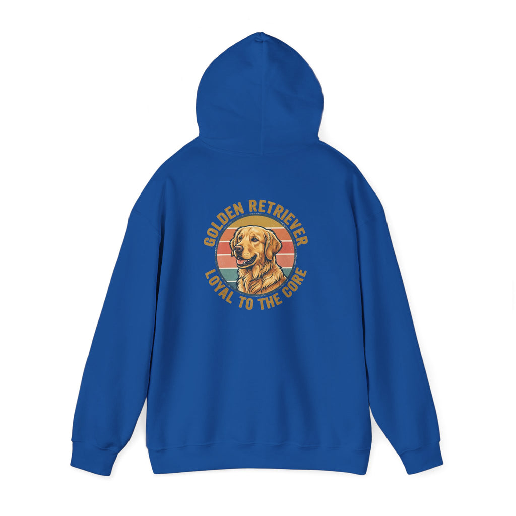Golden Retriever Hoodie — "Loyal to the Core" Dog Lover Pullover