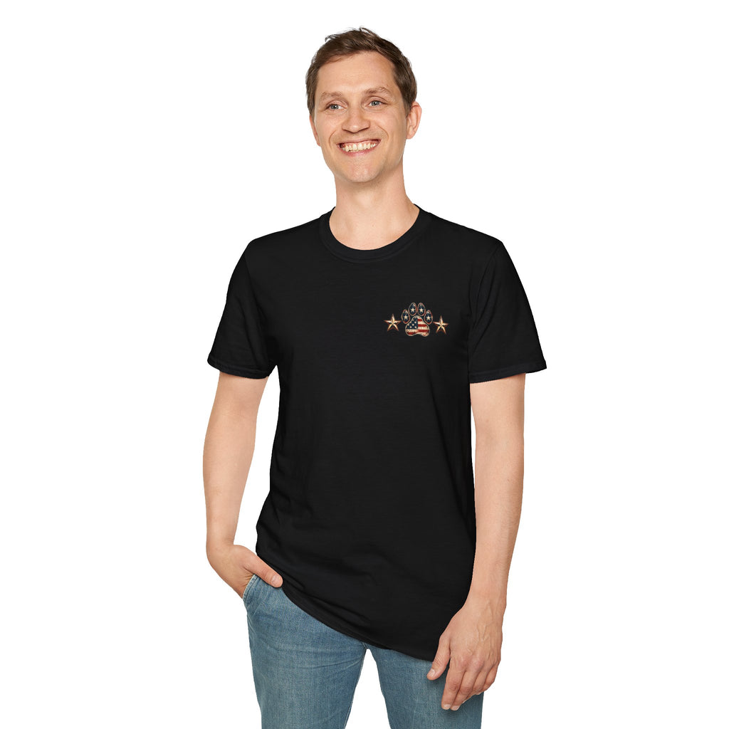 Guardian German Shepherd T-Shirt — Loyal & Free Patriotic K9 Tee