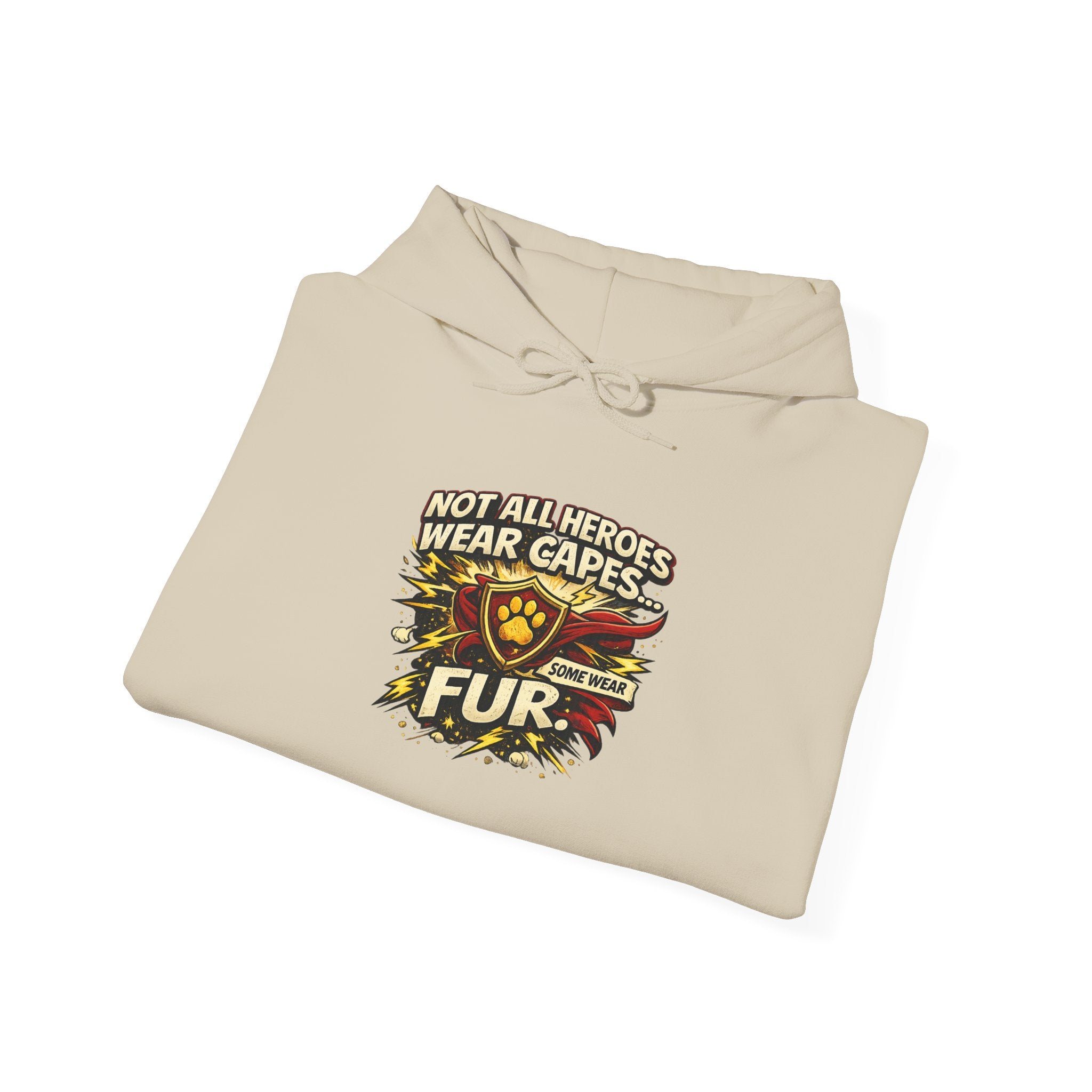 German Shepherd Protector Hoodie — "Not All Heroes Wear Capes" Dog Lover Pullover