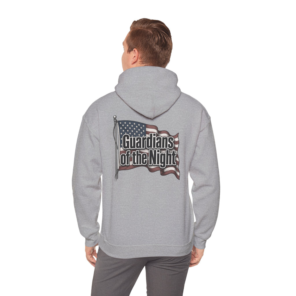 Guardians of the Night Hoodie – Patriotic American Flag Sweatshirt