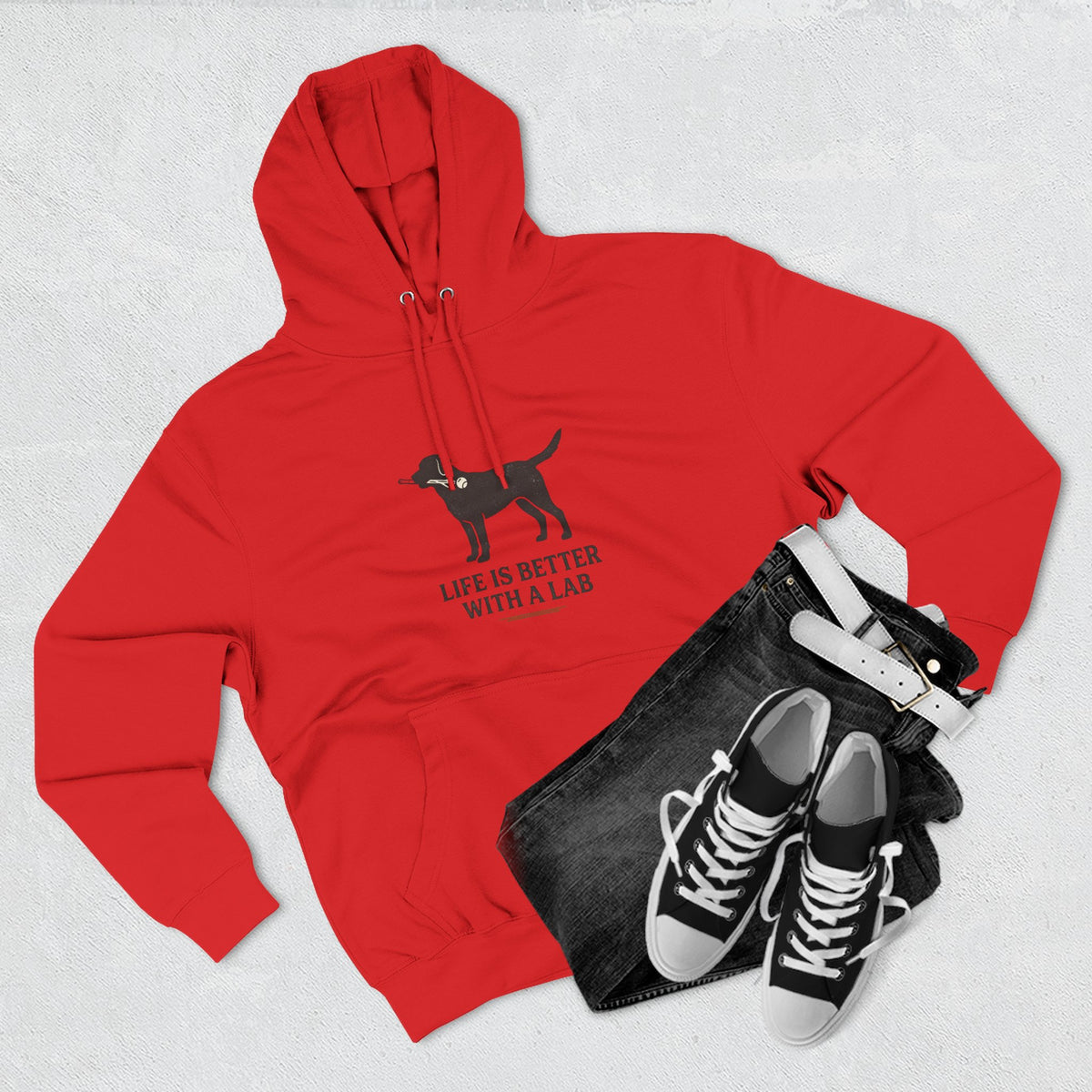 Life Is Better With A Lab Hoodie — Labrador Retriever Dog Lover Pullover