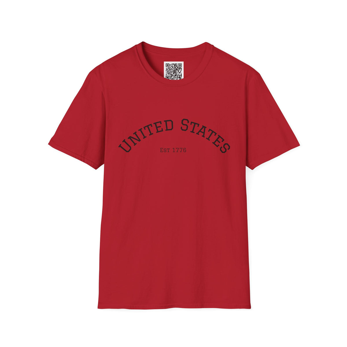 United States EST 1776 T-Shirt | Patriotic Vintage Script Tee