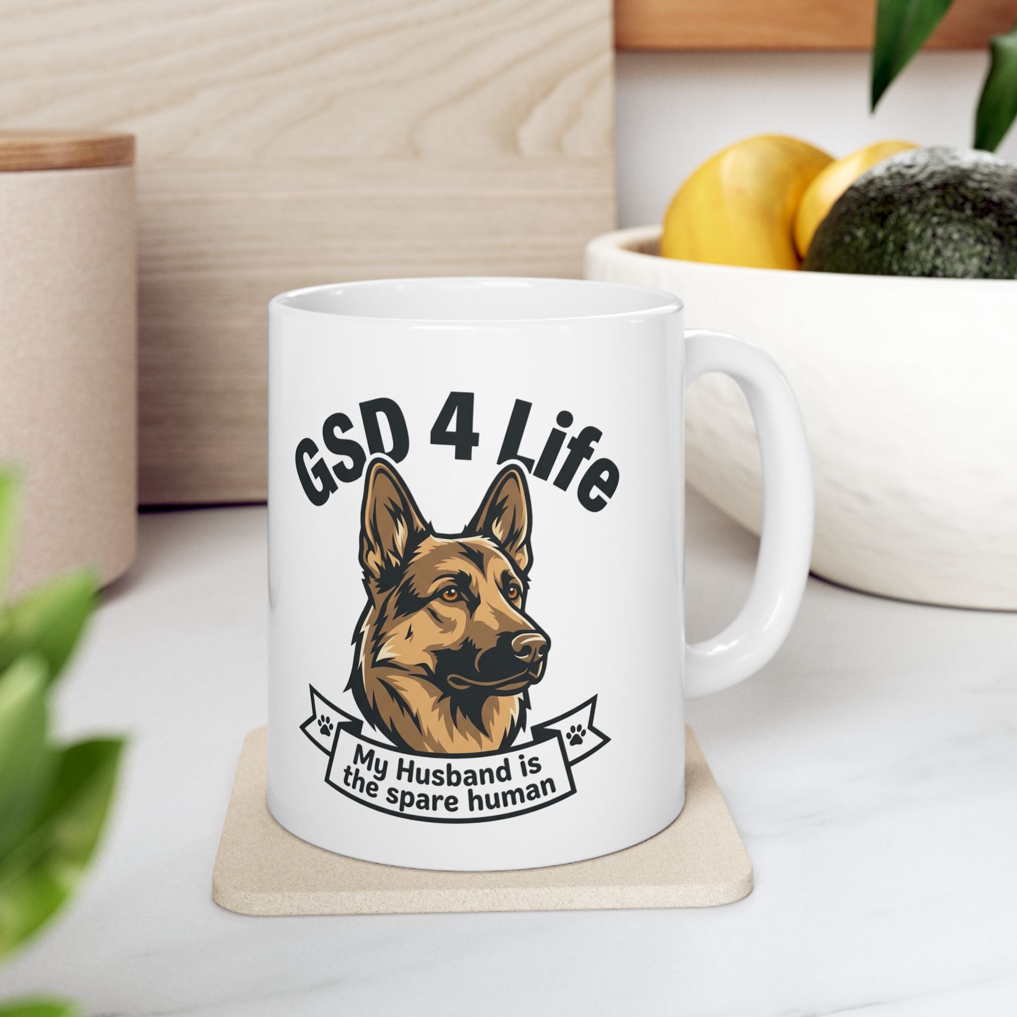 GSD 4 Life - Mug "Husband Spare" –  Coffee Mug (11oz/15oz)