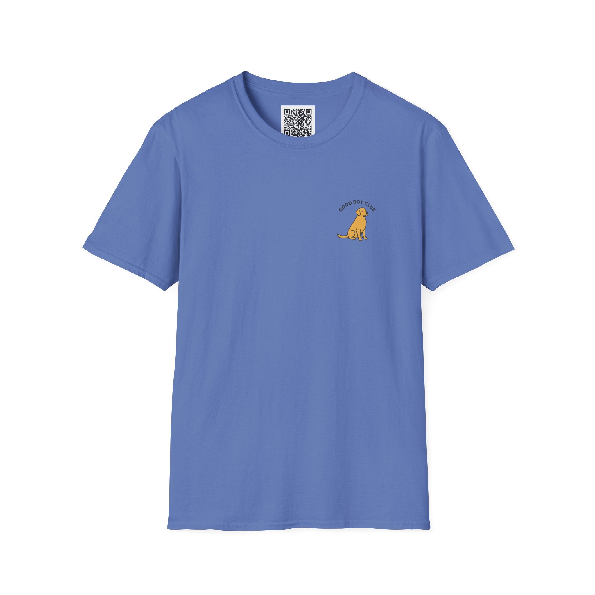 Golden Retriever Good Boy Club Print T-Shirt