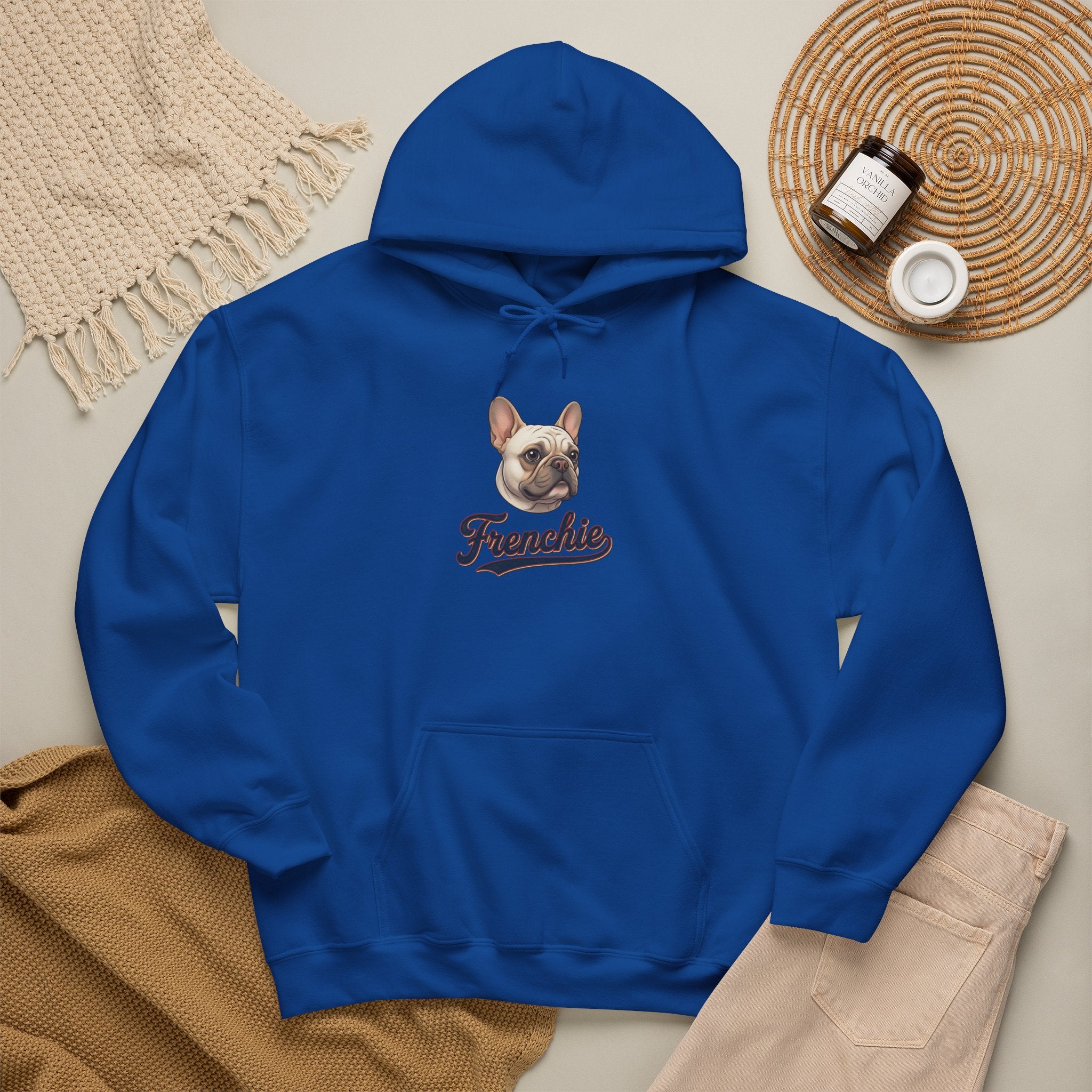 Frenchie Hoodie 90% Energy — Graphic Pullover
