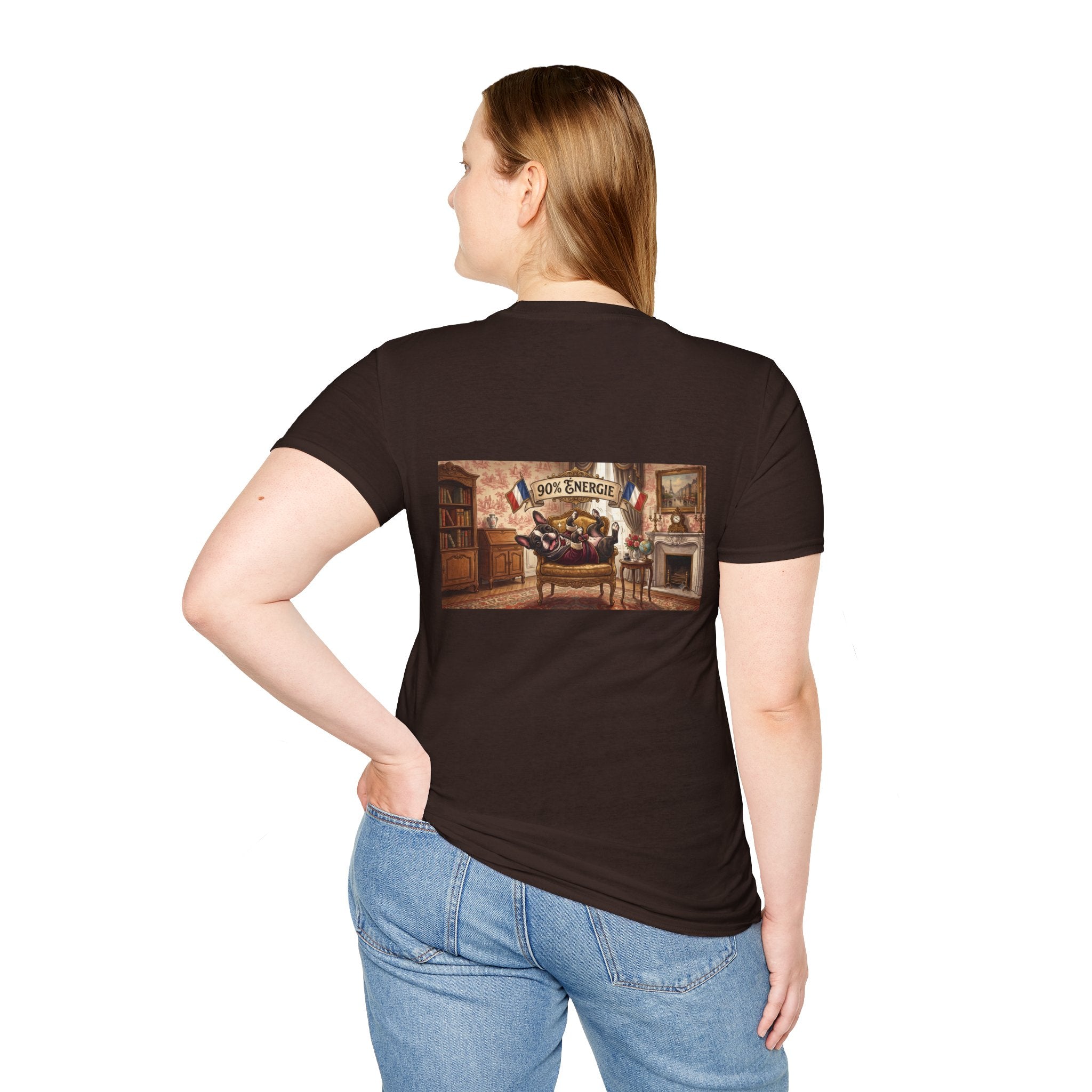 French Bulldog 90% Energy T-Shirt Graphic Tee