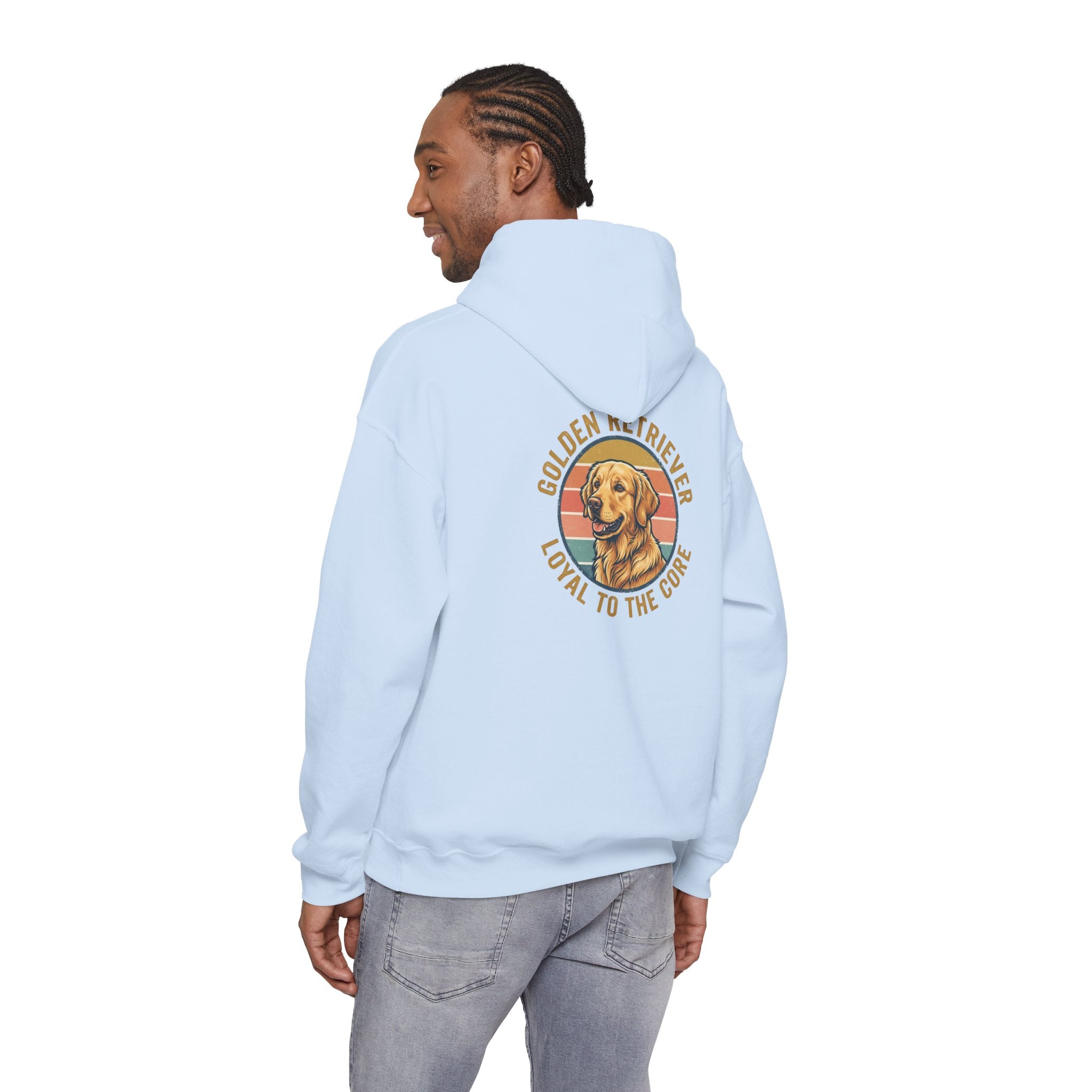 Golden Retriever Hoodie — "Loyal to the Core" Dog Lover Pullover