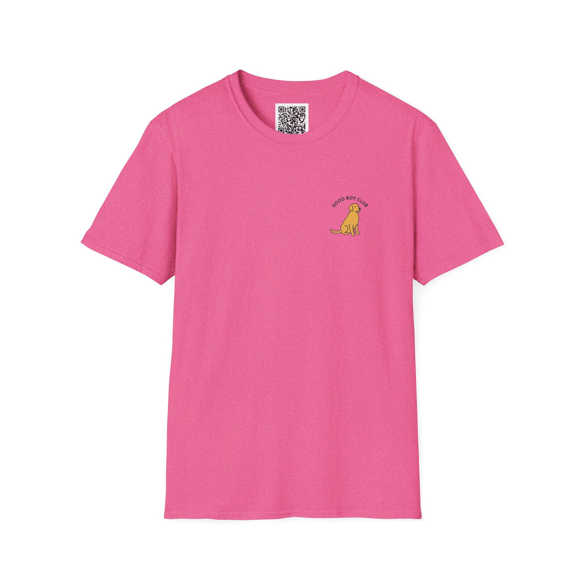 Golden Retriever Good Boy Club Print T-Shirt