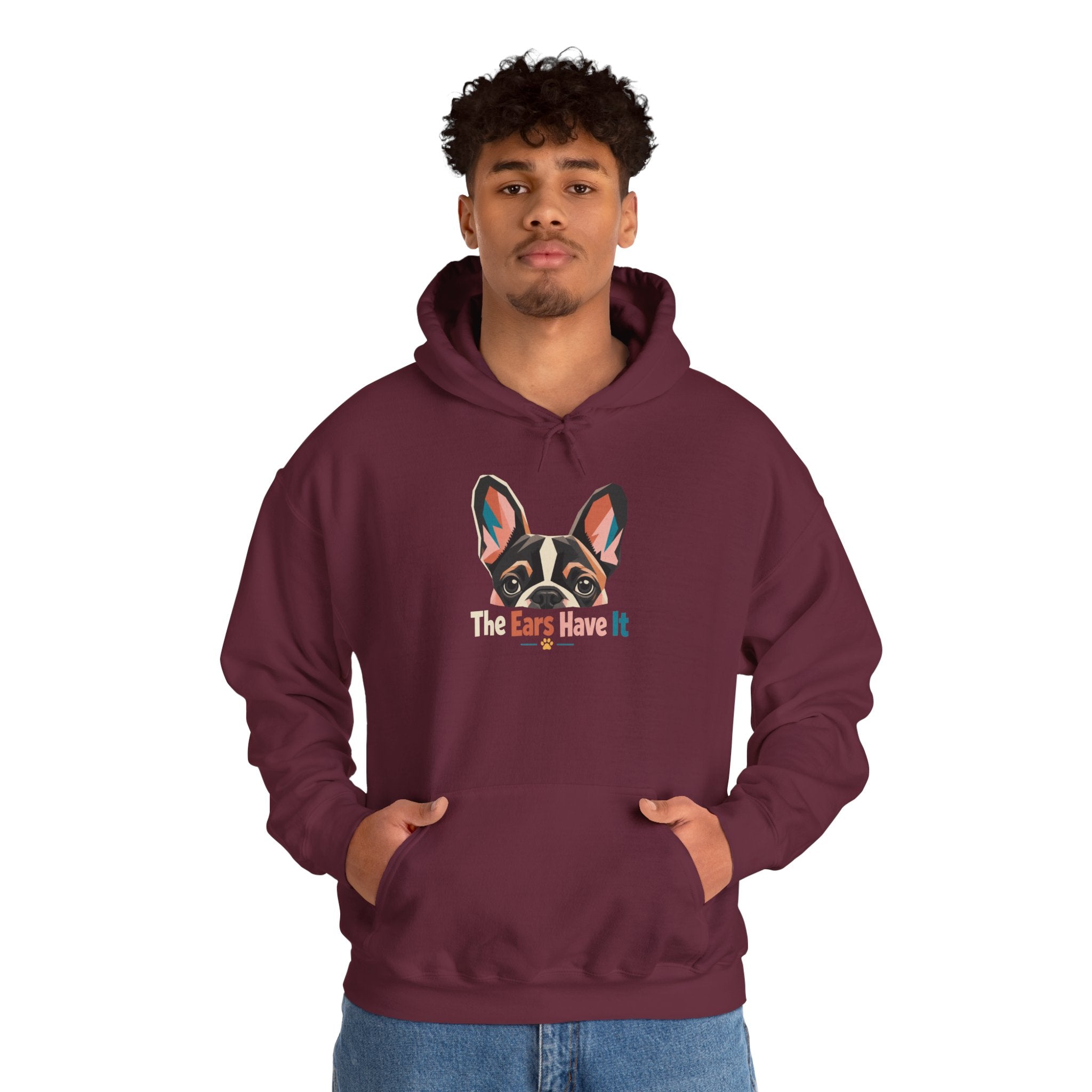French Bulldog Hoodie — 'The Ears Have It' Cute Dog Lover Pullover