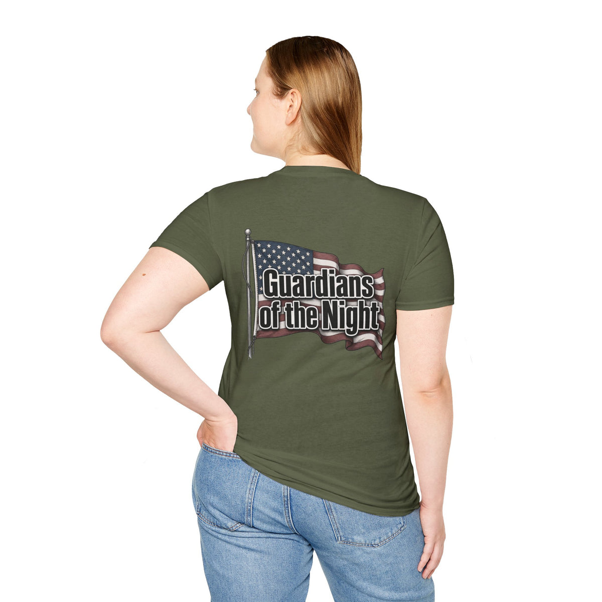 Guardians of the Night T-Shirt — Minimal Chest Text Tee