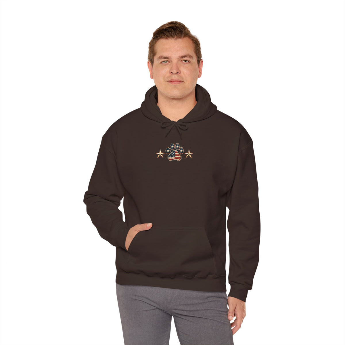 Guardian Loyal & Free Hoodie - Patriotic American Flag Eagle Design