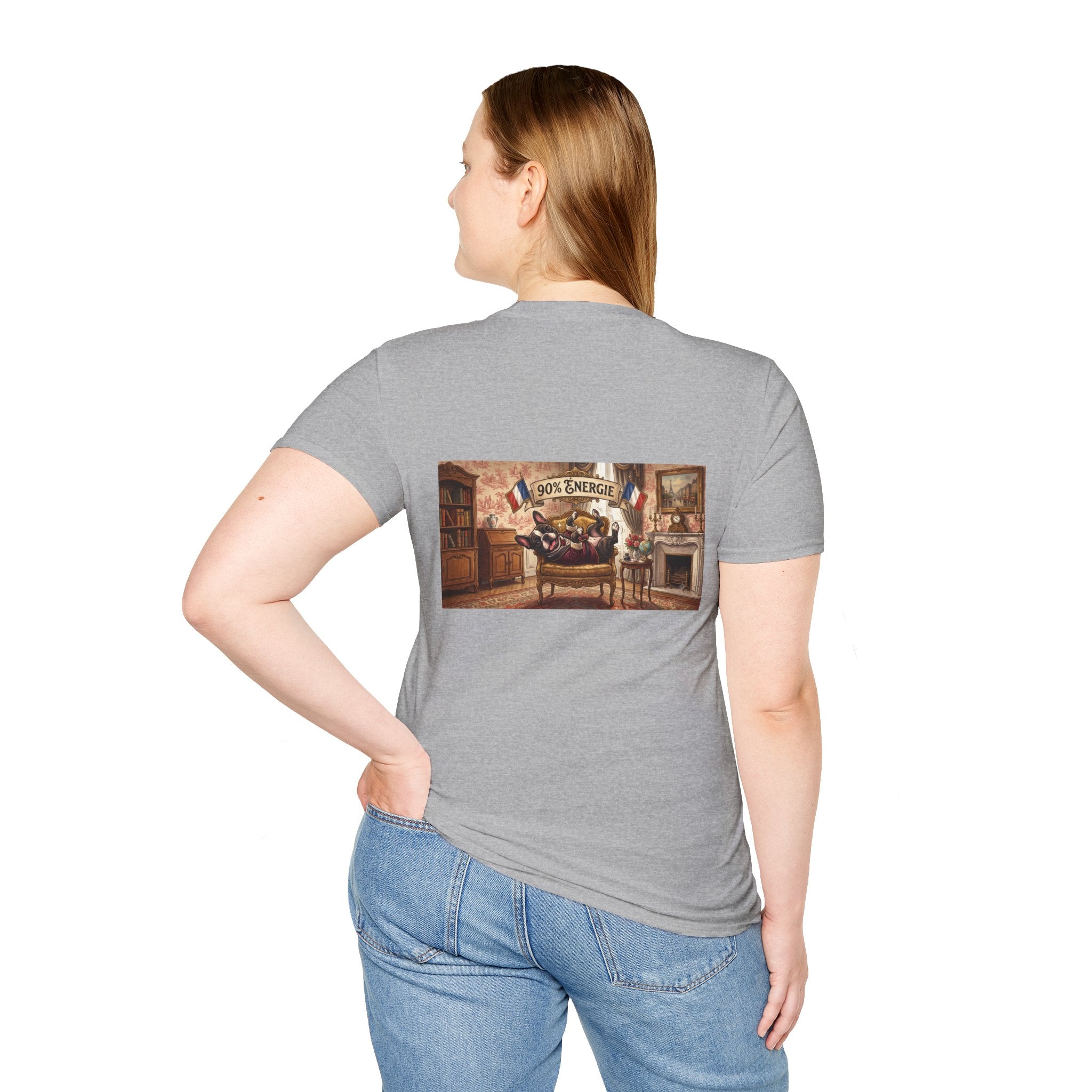 French Bulldog 90% Energy T-Shirt Graphic Tee
